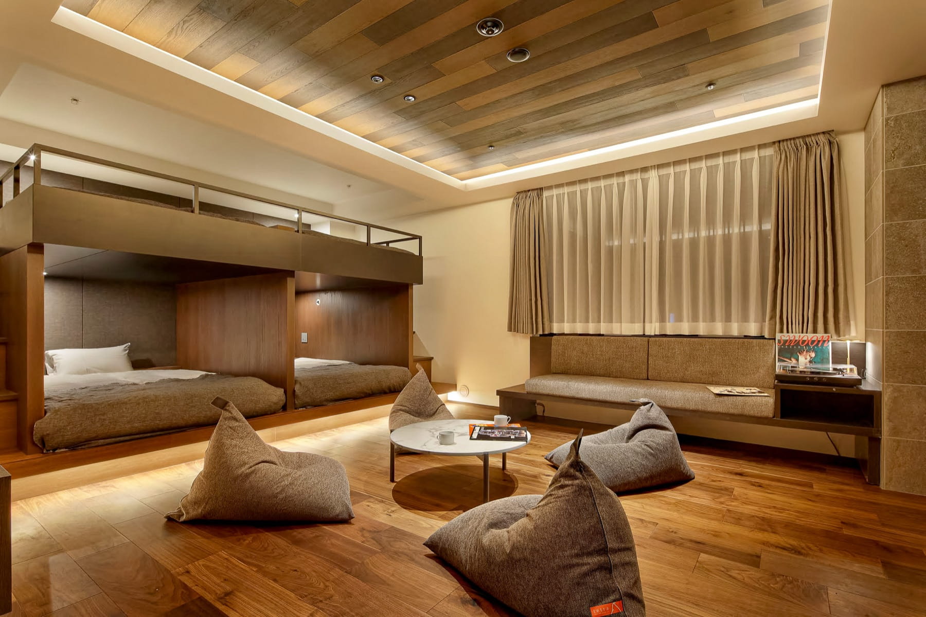 Penthouse Suite bedroom with lounge seating